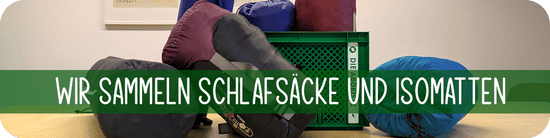 Sammlung Schlafsäcke