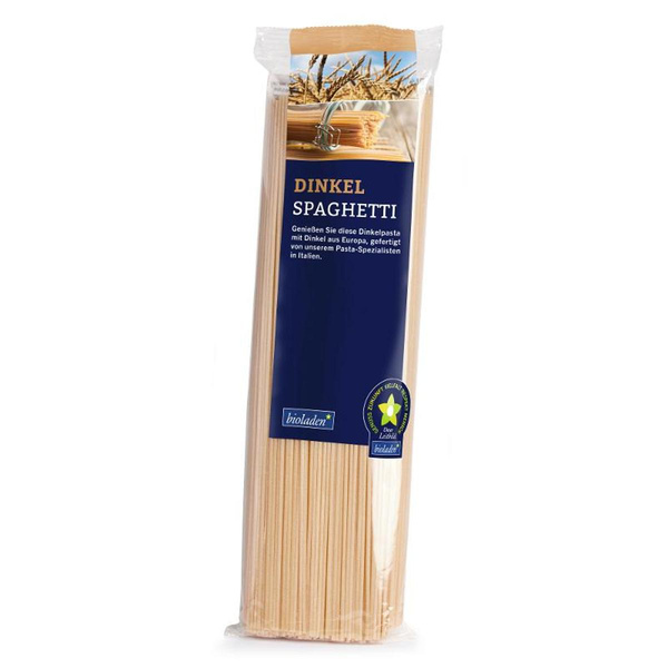 Produktfoto zu Dinkel Spaghetti hell bioladen