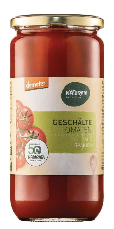 Produktfoto zu Geschälte Tomaten 6x660g  Naturata