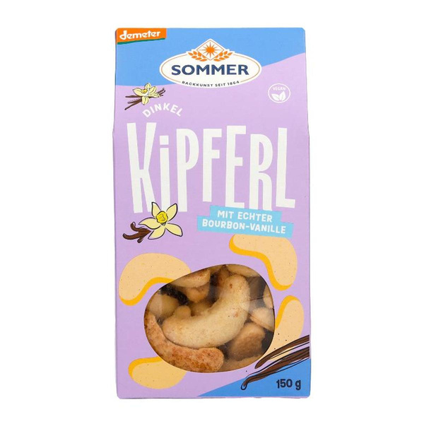 Produktfoto zu Dinkel Vanille Kipferl vegan