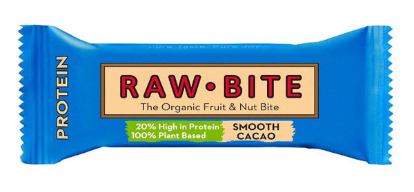 Produktfoto zu Raw Bite Protein Cacao 12x45g