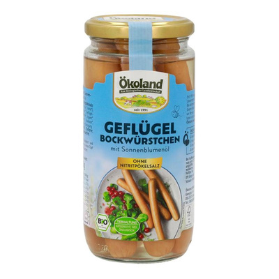 Produktfoto zu Geflügel Bockwürstchen 6 Stück