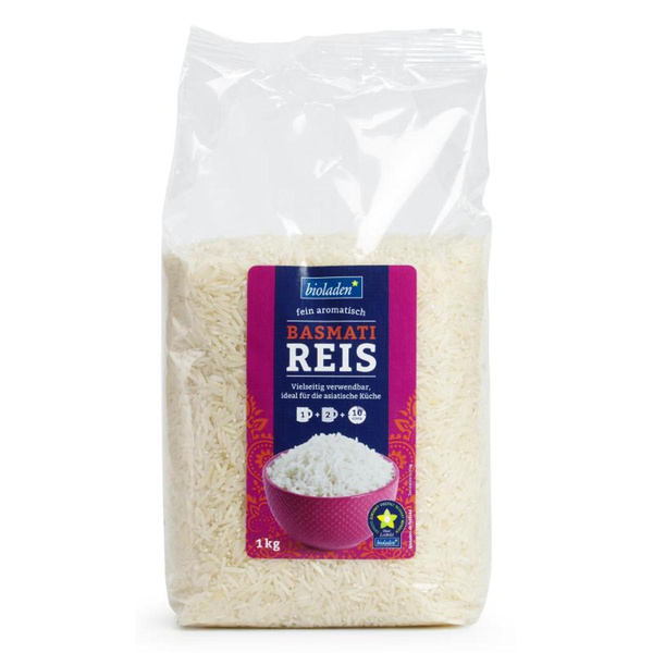 Produktfoto zu Basmati Reis 1kg bioladen