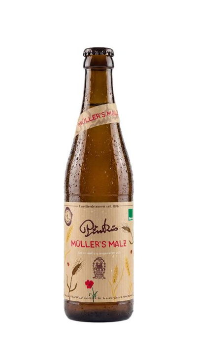 Produktfoto zu Pinkus Malzbier, 24 x 0,33l