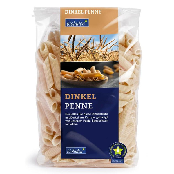 Produktfoto zu Dinkel Penne hell bioladen