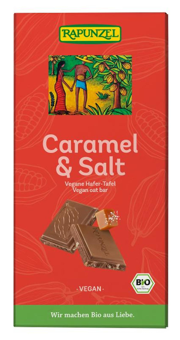 Produktfoto zu Caramel & Salt vegane Hafer-Tafel statt 2,99€