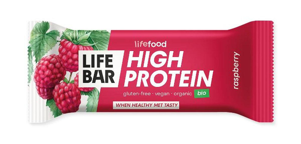 Produktfoto zu Lifebar Protein Himbeere