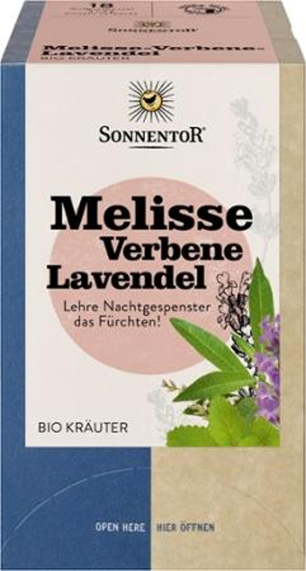 Produktfoto zu Kräutertee Melisse Verbene Lavendel TB