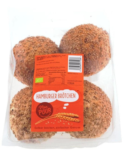 Produktfoto zu Hamburger Brötchen 4 Stück MHD 22.12. statt 3,59€