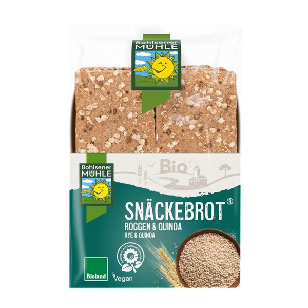 Produktfoto zu Snäckebrot Roggen Quinoa 8x200g