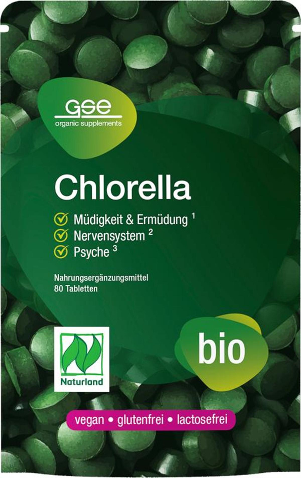Produktfoto zu Chlorella 80 Tabletten  500 mg