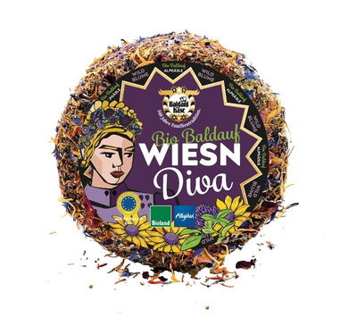 Produktfoto zu Wiesndiva (Wildblume) Rohmilchkäse