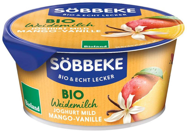 Produktfoto zu Joghurt Pur Bio Mango-Vanille 6x150g