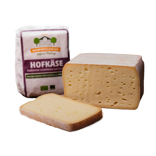 Produktfoto zu Backensholzer Hofkäse 50% Fett Rohmilchkäse