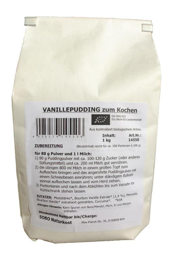 Produktfoto zu Puddingpulver Vanille 1 kg