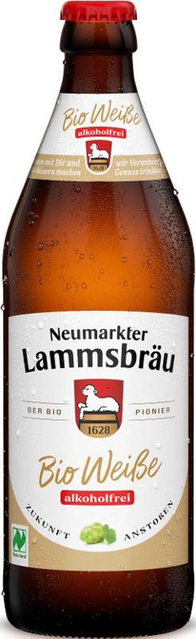 Produktfoto zu Lammsbräu Weiße Alkoholfrei  10x0,5l