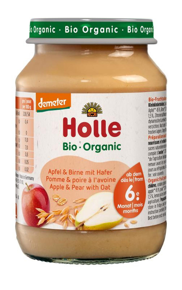 Produktfoto zu Baby Birne mit Hafer 6x190g