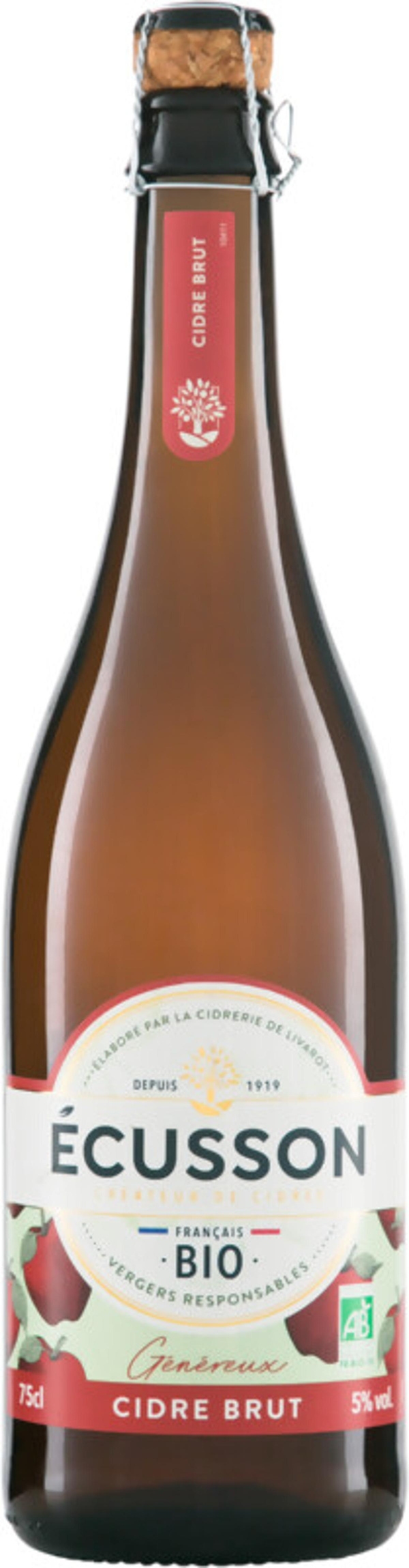 Produktfoto zu Cidre de Normandie Brut Écusson 6x0,75l