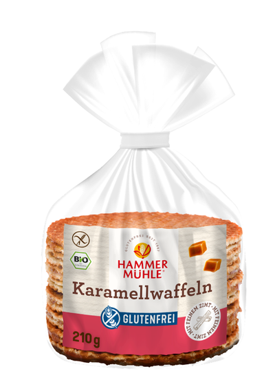 Produktfoto zu Karamellwaffeln glutenfrei