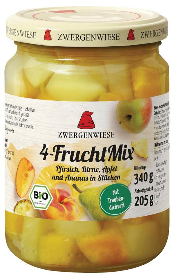 Produktfoto zu 4-Frucht Mix im Glas