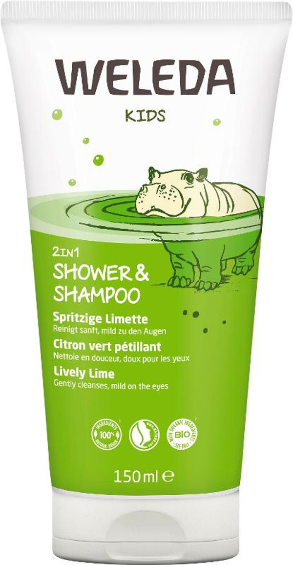 Produktfoto zu Kids 2in1 Shower & Shampoo Limette