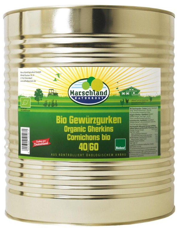 Produktfoto zu Gewürzgurken 10,2l Dose