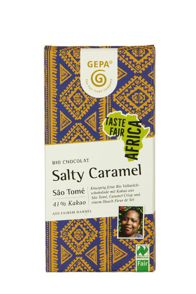 Produktfoto zu Vollmilch Schokolade Karamellcrisp & Fleur de Sel