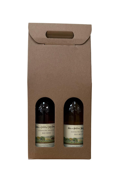 Produktfoto zu Geschenkpaket PriSecco Rosé & Weiß (alkoholfrei)