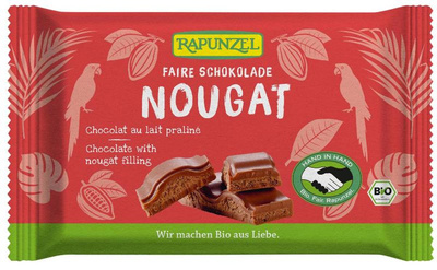 Produktfoto zu Nougat Schokolade Hand in Hand