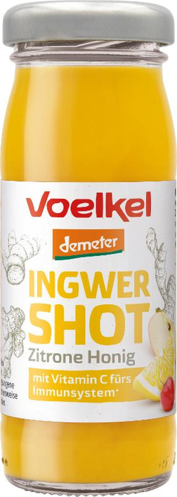 Produktfoto zu Shot Ingwer Zitrone - Honig