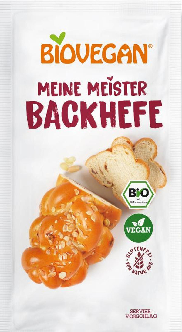Produktfoto zu Backhefe trocken Biovegan