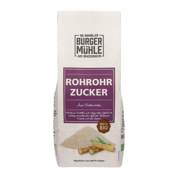 Produktfoto zu Rohrohrzucker  500g
