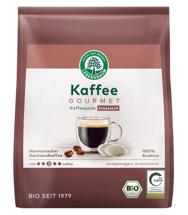 Produktfoto zu Gourmet Caffé Crema klassisch  Pads
