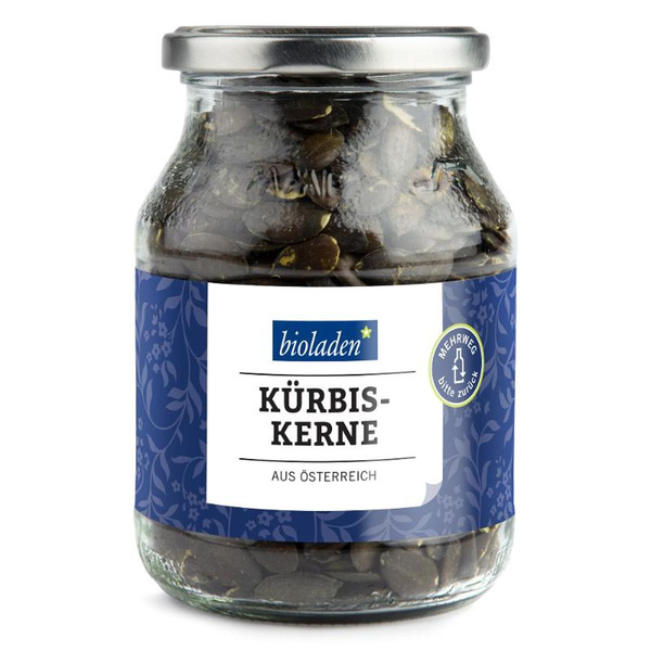Produktfoto zu Kürbiskerne bioladen Mehrwegglas