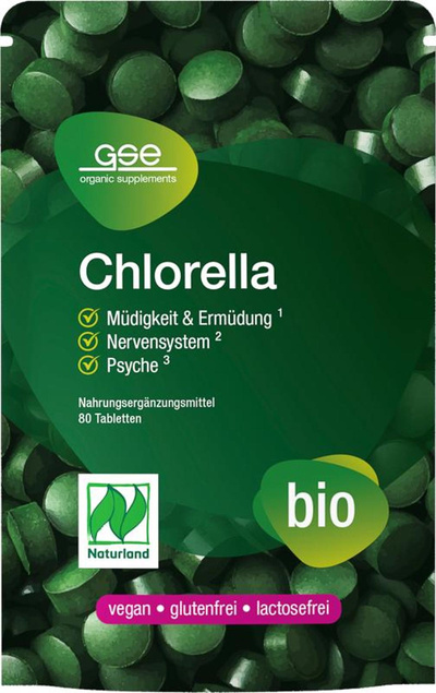 Produktfoto zu Chlorella 80 Tabletten  500 mg