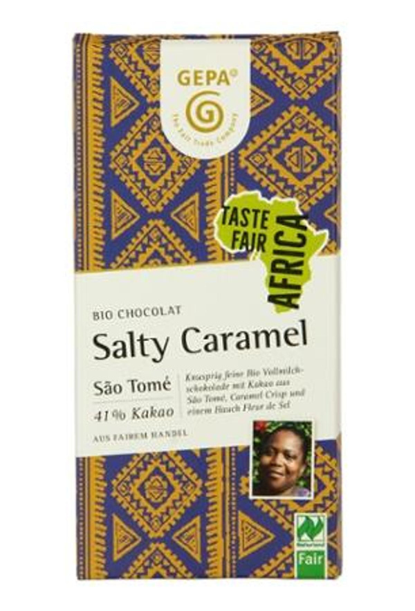 Produktfoto zu Vollmilch Schokolade Karamellcrisp & Fleur de Sel statt 3,49€