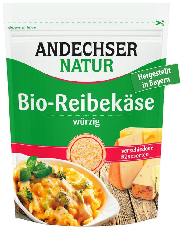 Produktfoto zu Reibekäse Andechser