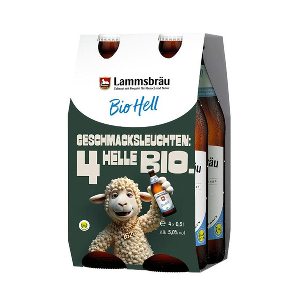 Produktfoto zu Lammsbräu Hell  10x0,5l