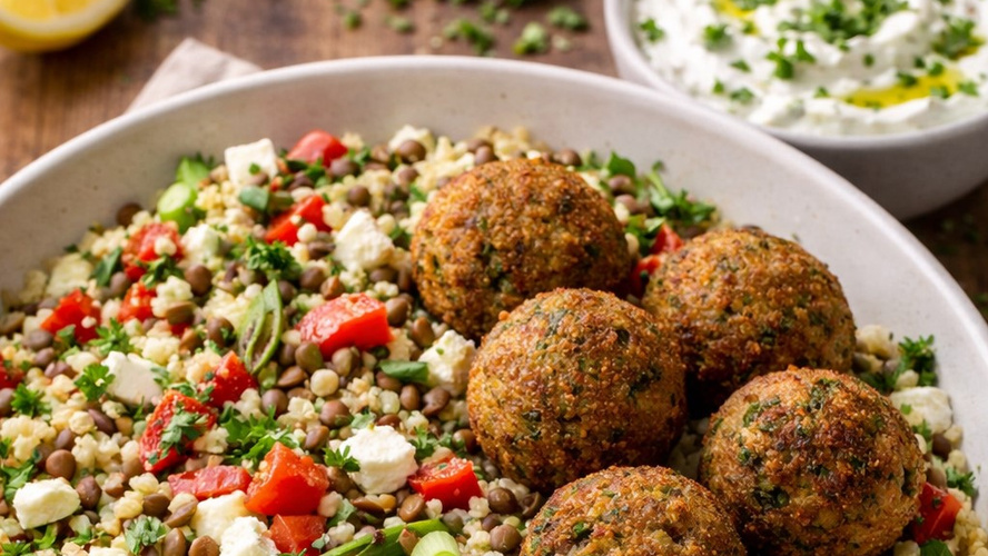 Rezeptbild für Couscous-Linsen-Salat