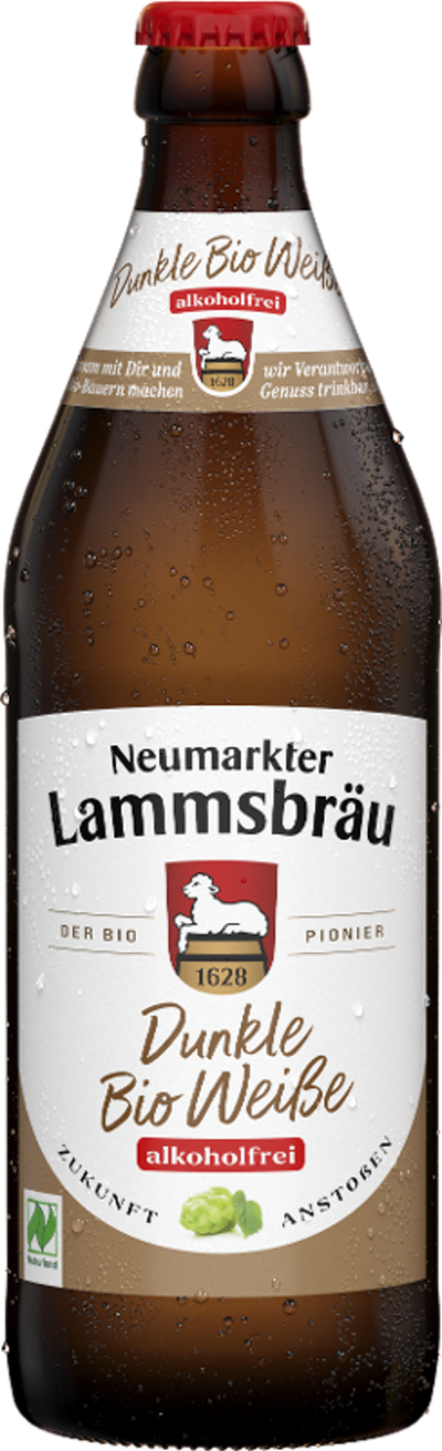 Produktfoto zu Lammsbräu Dunkle Weiße alkoholfrei  10x0,5l