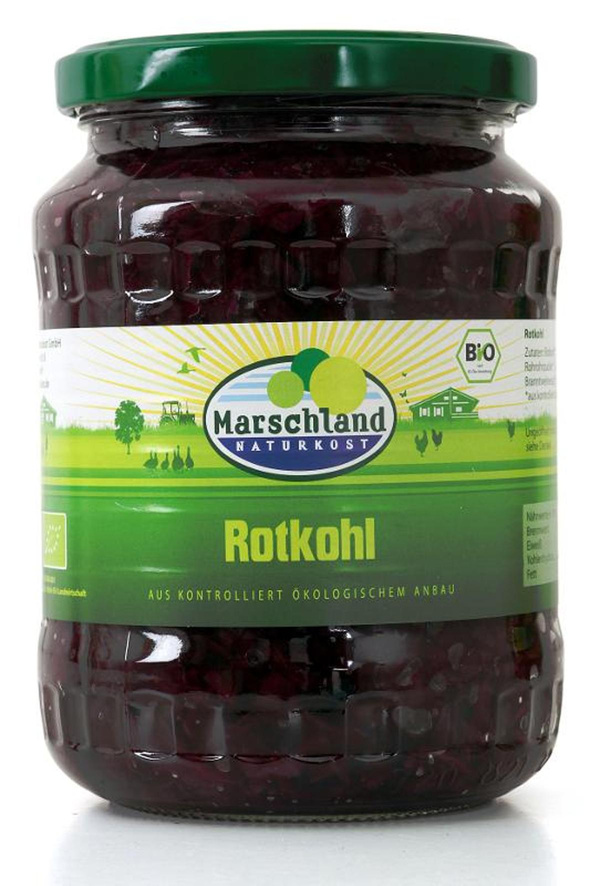 Produktfoto zu Rotkohl im Glas 680g