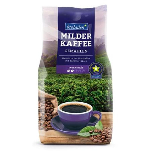 Produktfoto zu Kaffee mild gemahlen bioladen 100% Arabica
