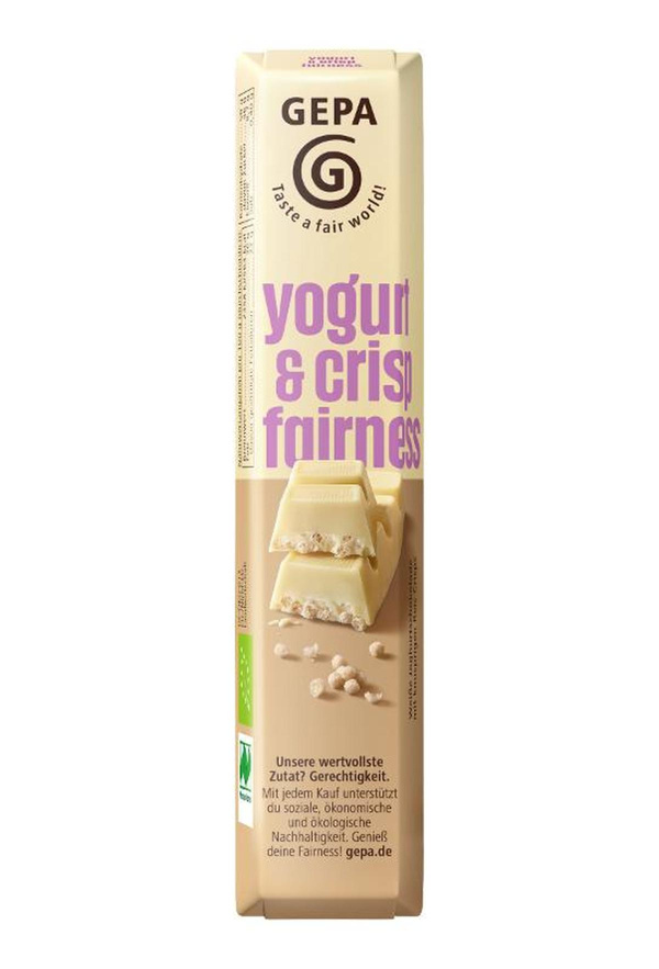 Produktfoto zu Yogurt & crisp fairness - Joghurt Schokoriegel