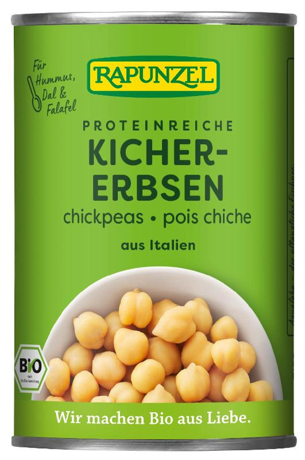 Produktfoto zu Kichererbsen Dose Rapunzel