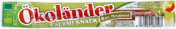 Produktfoto zu Ökoländer Salami Snack, 20x25g