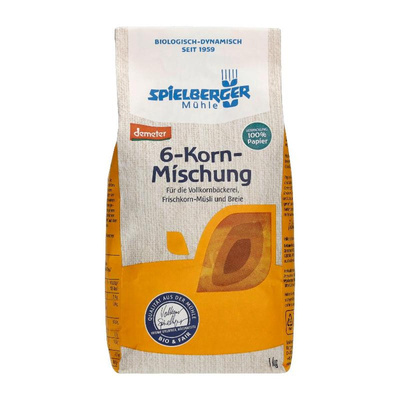 Produktfoto zu 6- Korn-Mischung ganze Körner