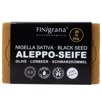 Produktfoto zu Aleppo Seife Nigella Sativa Black Seed "all in one"
