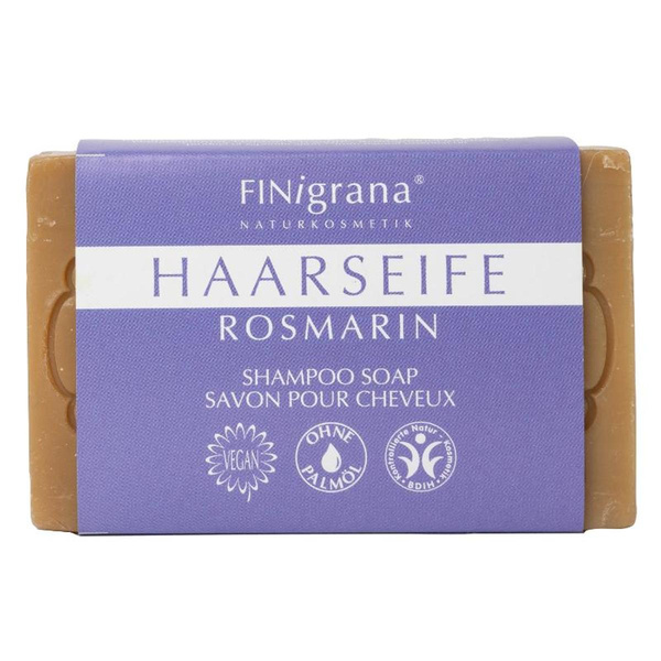 Produktfoto zu Aleppo Haarseife mit Rosmarin 100g