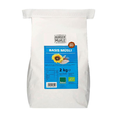 Produktfoto zu Basis Müsli Burgermühle 2kg