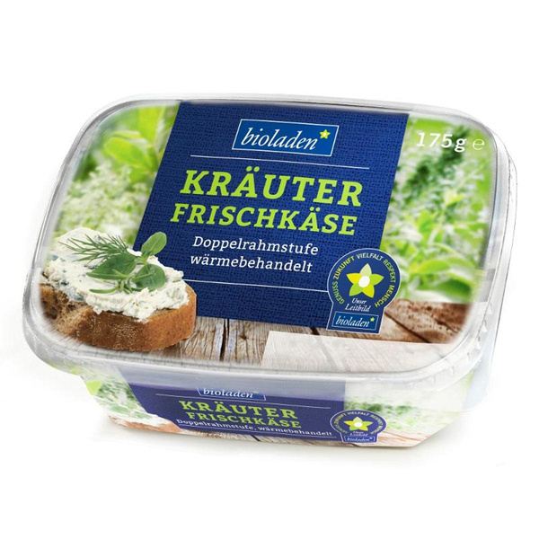 Produktfoto zu Frischkäse Kräuter bioladen 175g